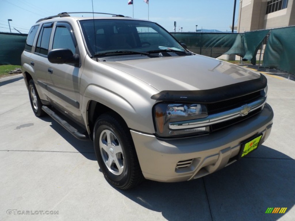 2005 TrailBlazer LS - Sandstone Metallic / Light Cashmere/Ebony photo #1