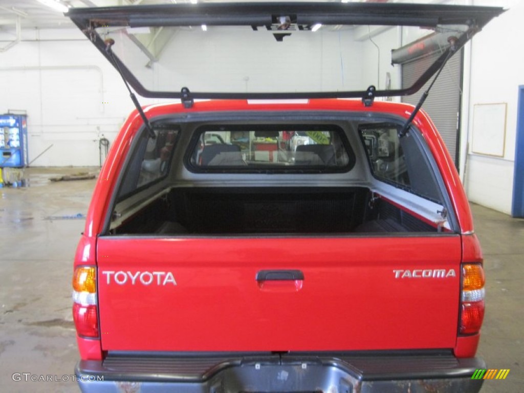 2002 Tacoma Regular Cab - Radiant Red / Oak photo #9