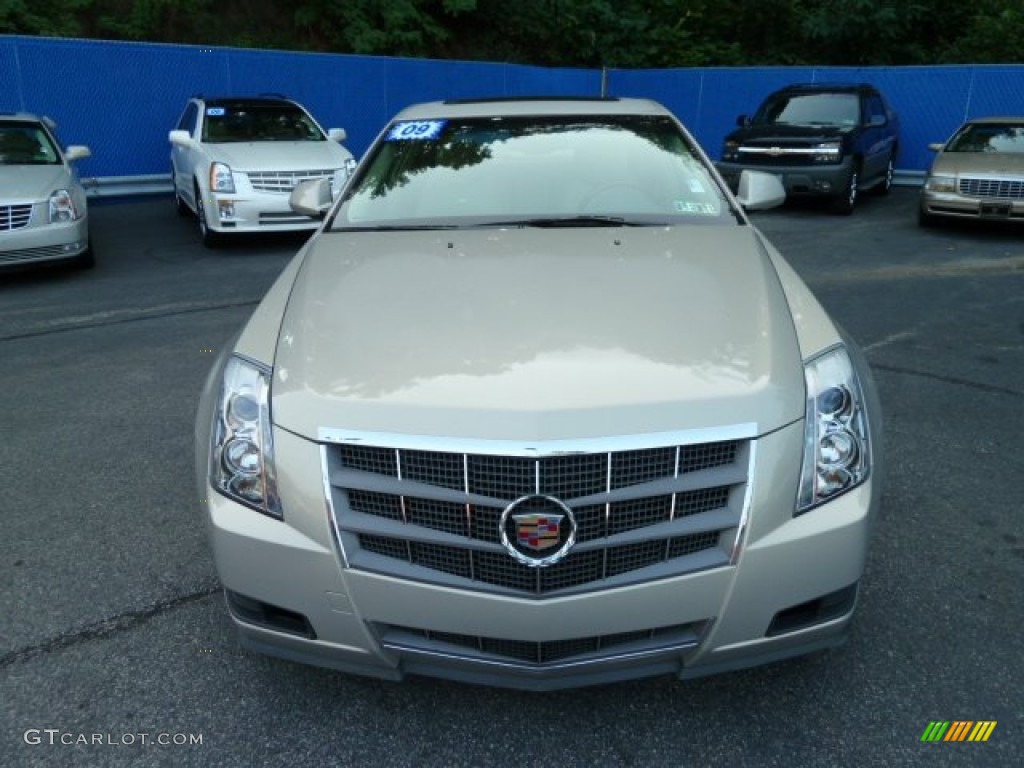 2009 CTS 4 AWD Sedan - Gold Mist / Cashmere/Cocoa photo #8