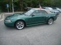 2001 Electric Green Metallic Ford Mustang GT Convertible  photo #1