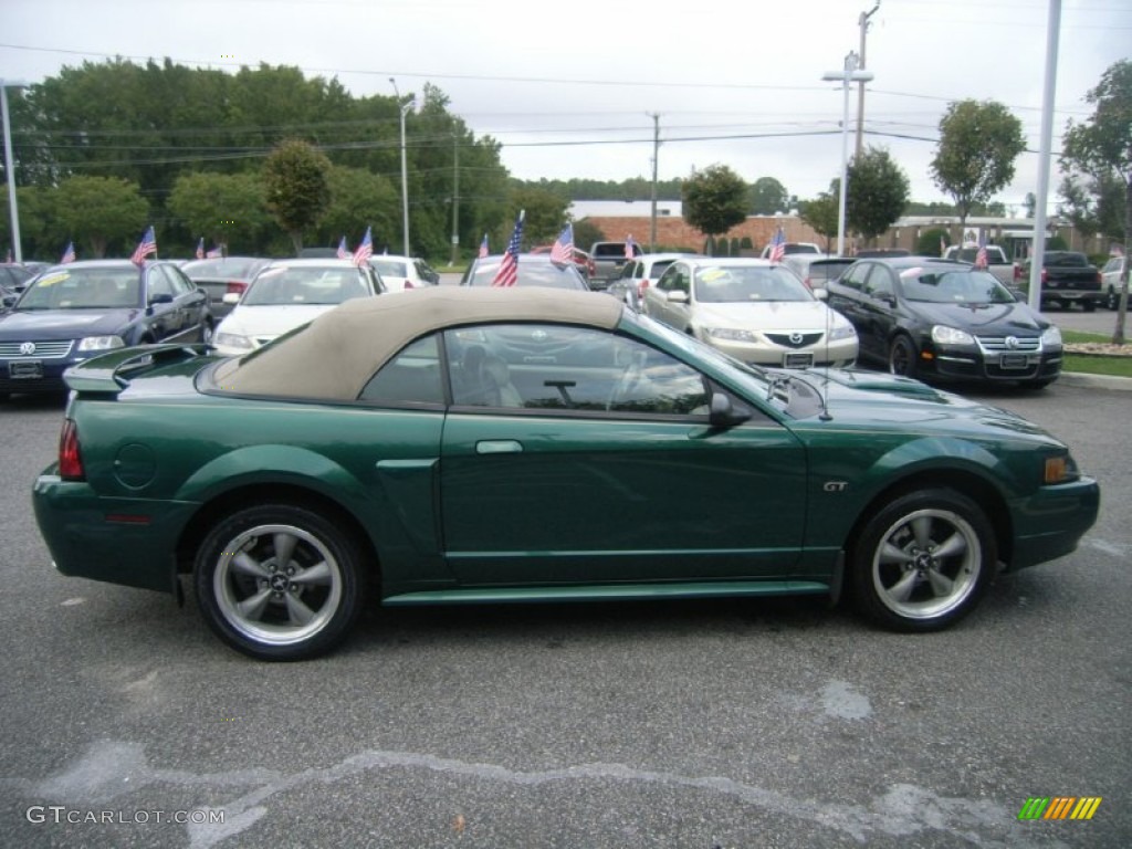 Electric Green Metallic 2001 Ford Mustang GT Convertible Exterior Photo #54143022