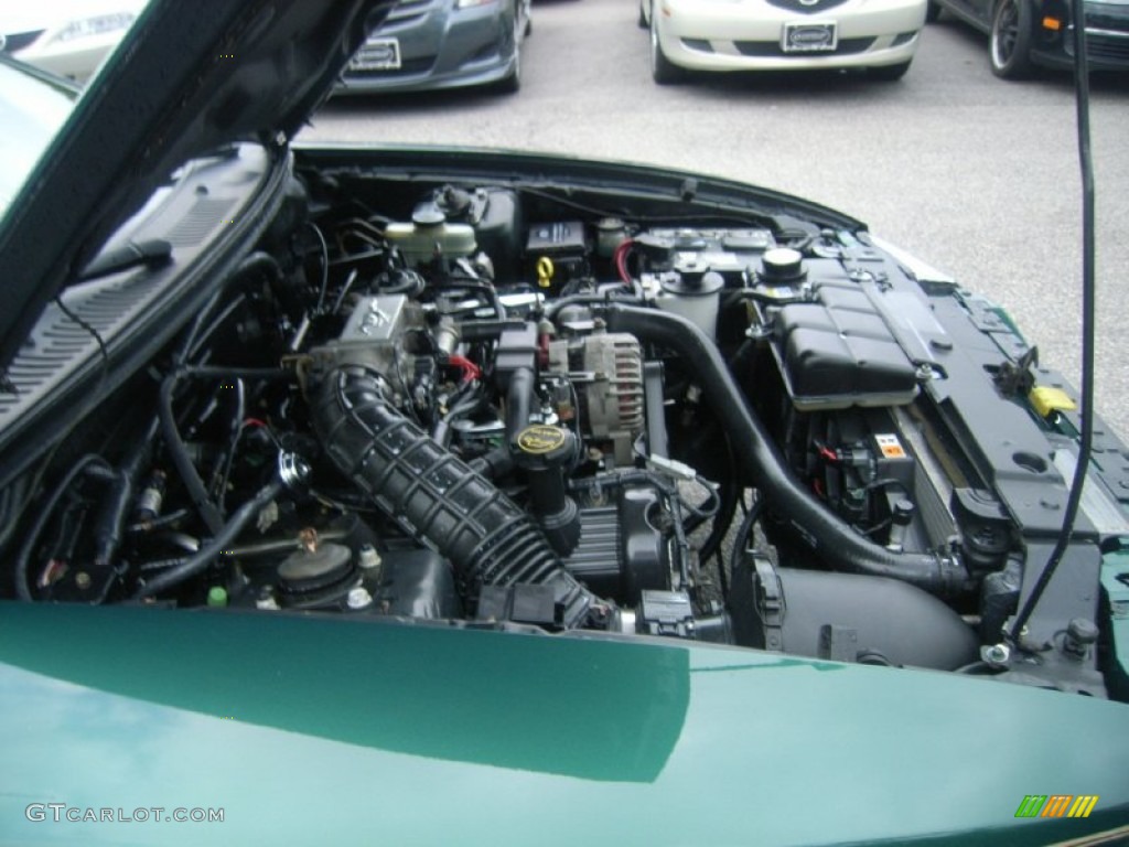 2001 Mustang GT Convertible - Electric Green Metallic / Medium Parchment photo #15