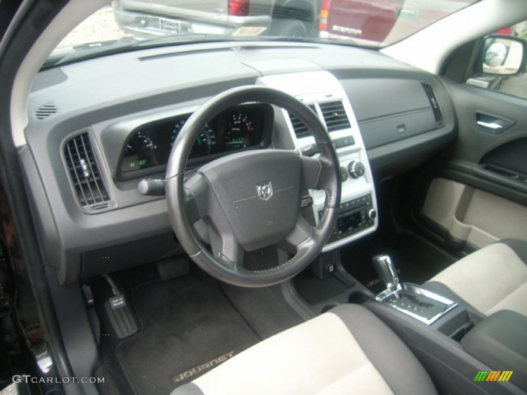 2009 Dodge Journey SXT Dark Slate Gray/Light Graystone Dashboard Photo #54143445