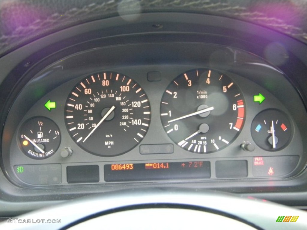 2002 BMW 5 Series 540i Sedan Gauges Photo #54145386