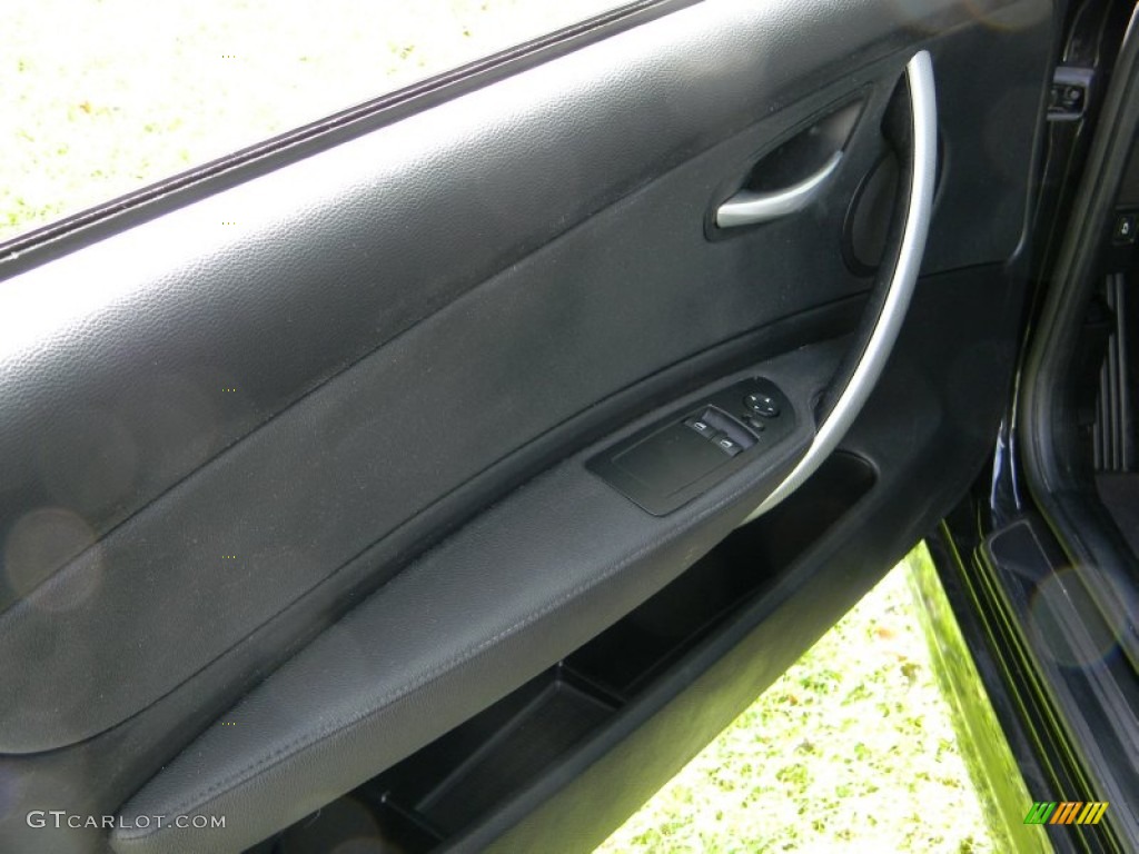2008 1 Series 135i Coupe - Black Sapphire Metallic / Black photo #15