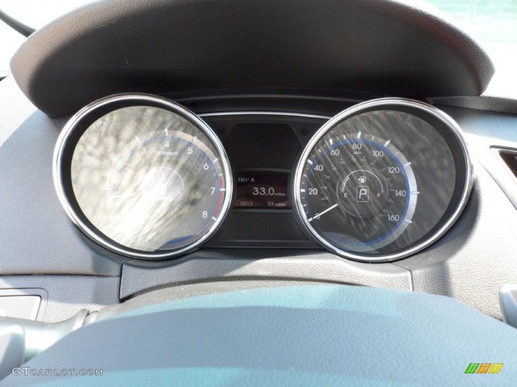 2012 Hyundai Sonata SE 2.0T Gauges Photo #54147255