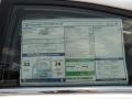 2012 Hyundai Sonata SE 2.0T Window Sticker