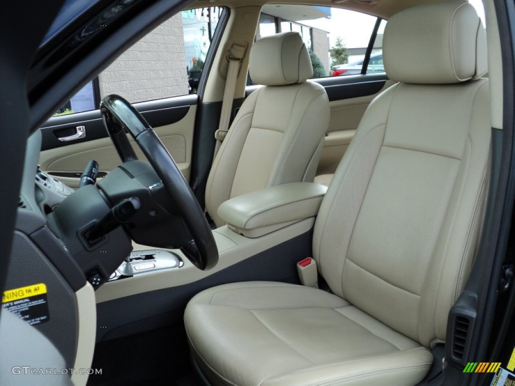 Cashmere Interior 2010 Hyundai Genesis 4.6 Sedan Photo #54147807