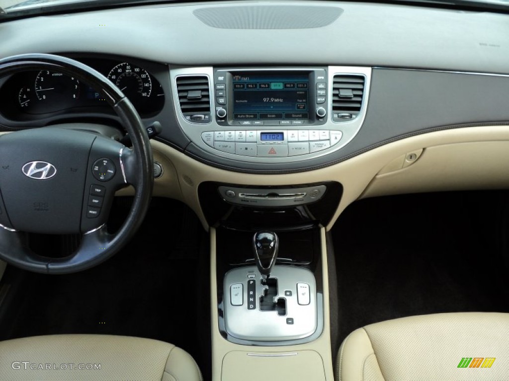 2010 Hyundai Genesis 4.6 Sedan Cashmere Dashboard Photo #54147840