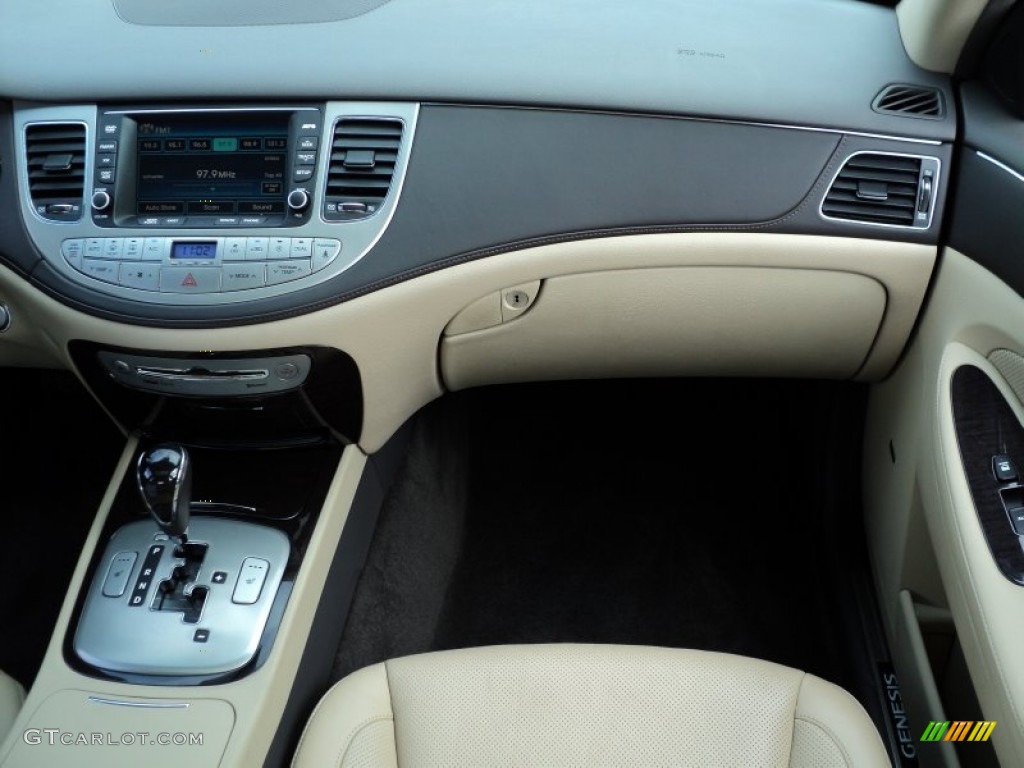 2010 Hyundai Genesis 4.6 Sedan Cashmere Dashboard Photo #54147846