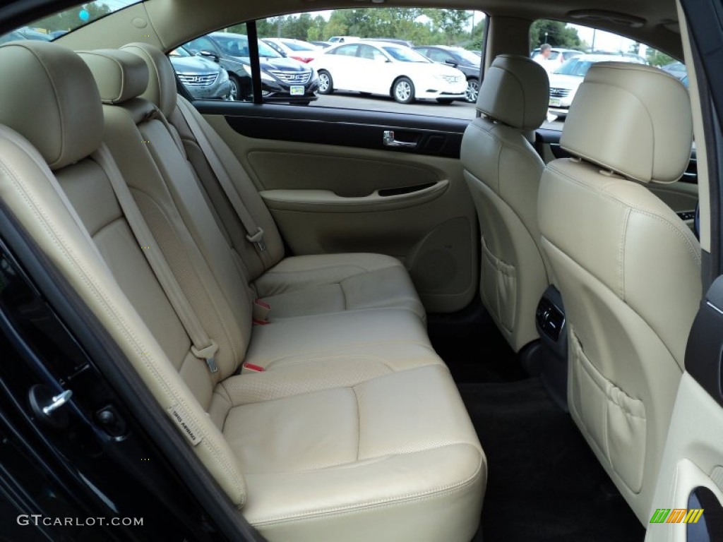 Cashmere Interior 2010 Hyundai Genesis 4.6 Sedan Photo #54147855