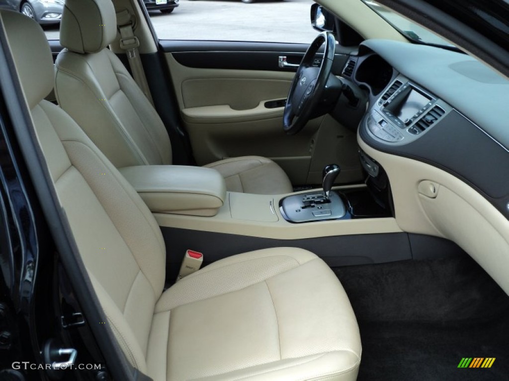 Cashmere Interior 2010 Hyundai Genesis 4.6 Sedan Photo #54147870