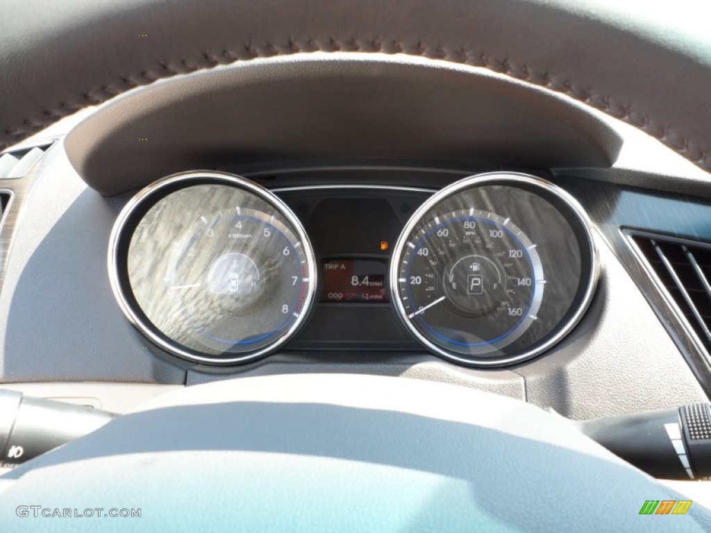 2012 Hyundai Sonata Limited Gauges Photo #54147891
