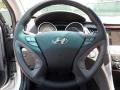 Gray 2012 Hyundai Sonata SE Steering Wheel