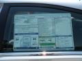 2012 Hyundai Sonata SE Window Sticker