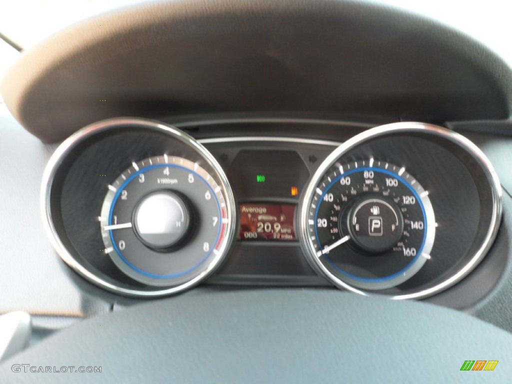 2012 Hyundai Sonata SE Gauges Photo #54148560