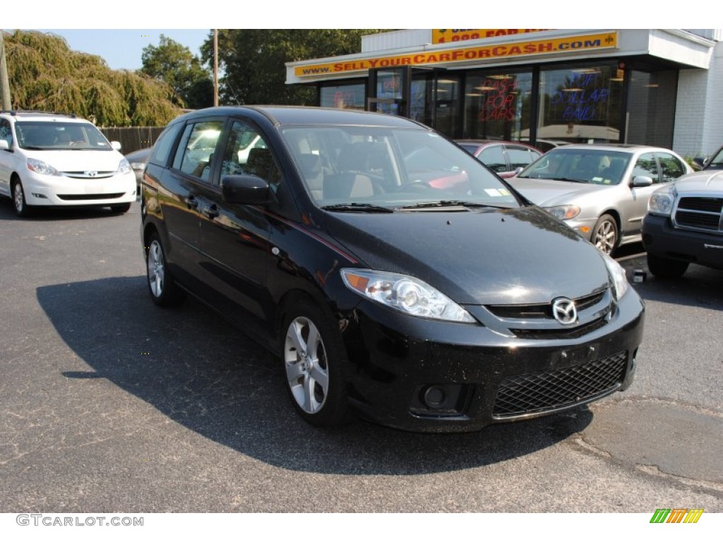 2007 MAZDA5 Sport - Brilliant Black / Black photo #7