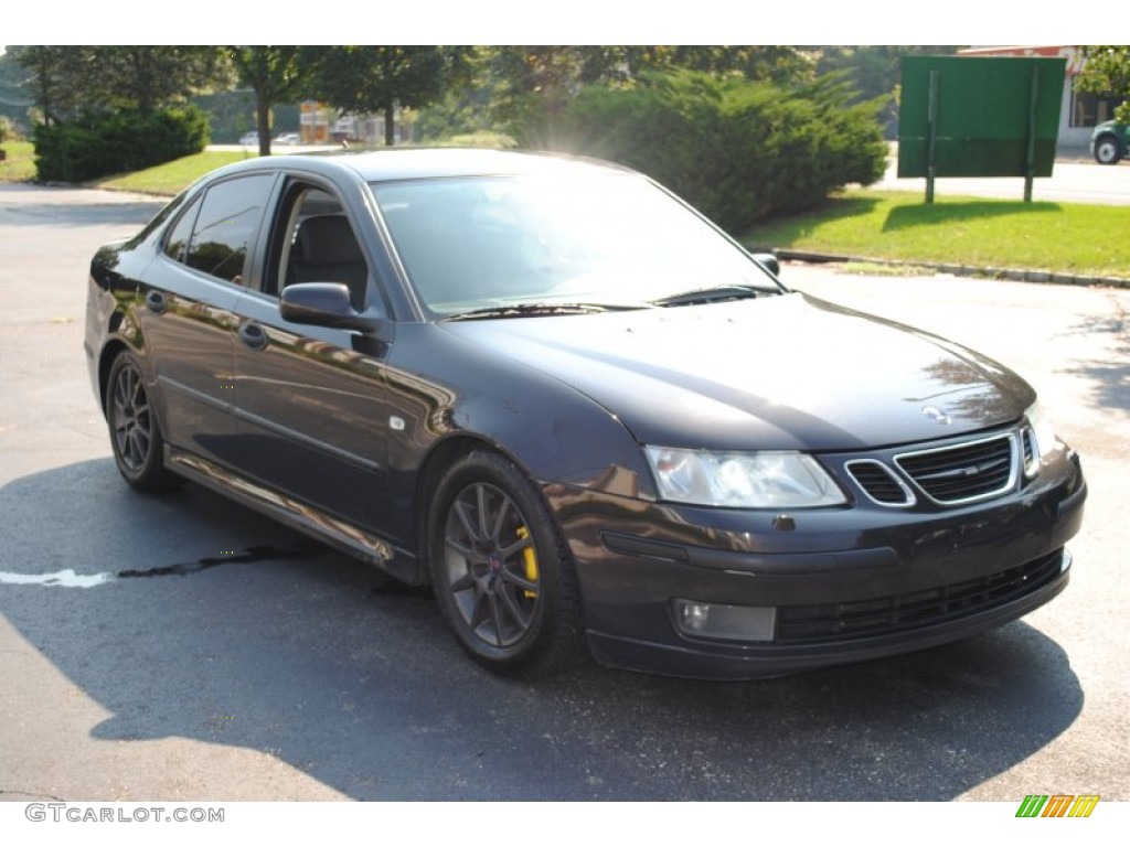 Espresso Black Metallic 2004 Saab 9-3 Linear Sedan Exterior Photo #54149334