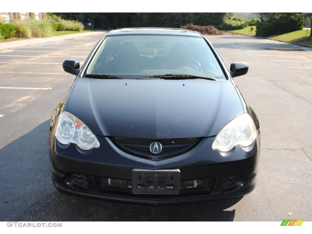 2002 RSX Type S Sports Coupe - Nighthawk Black Pearl / Ebony Black photo #2
