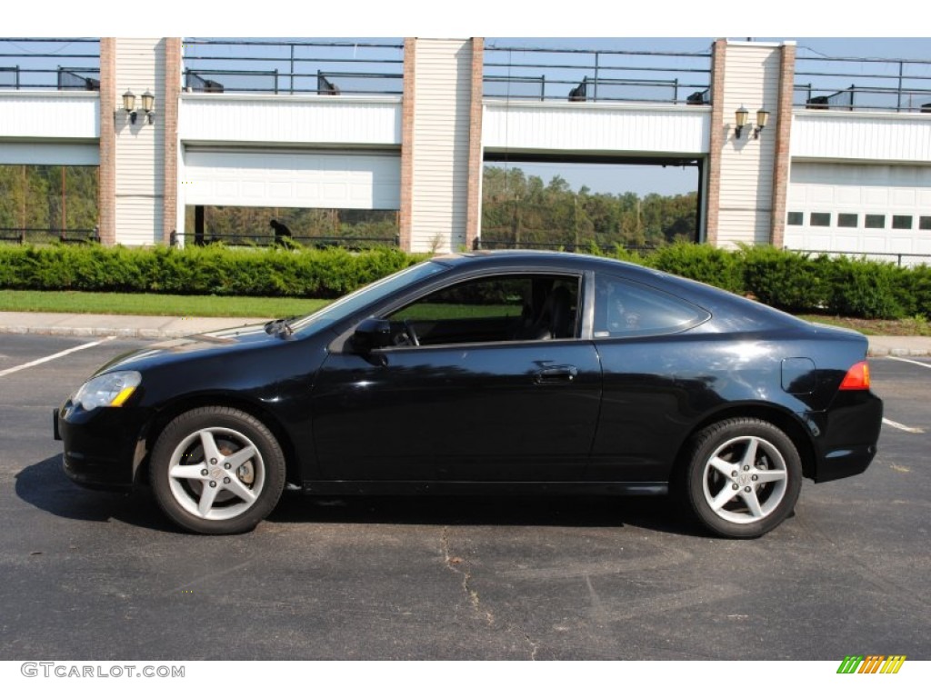2002 RSX Type S Sports Coupe - Nighthawk Black Pearl / Ebony Black photo #3