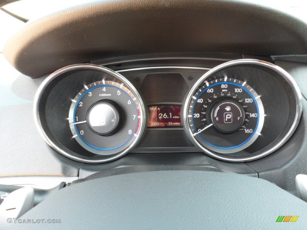 2012 Hyundai Sonata SE Gauges Photo #54149541