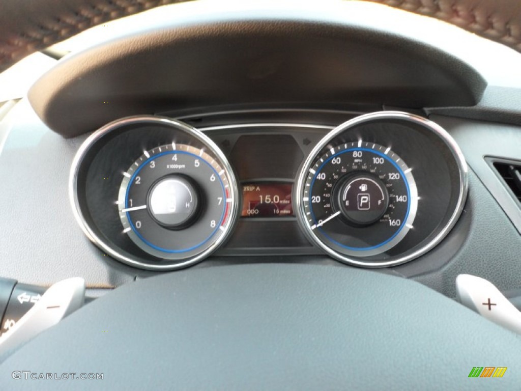 2012 Hyundai Sonata SE Gauges Photo #54149844