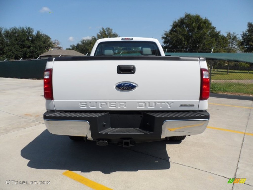 2012 F250 Super Duty XL Regular Cab - Oxford White / Steel photo #4