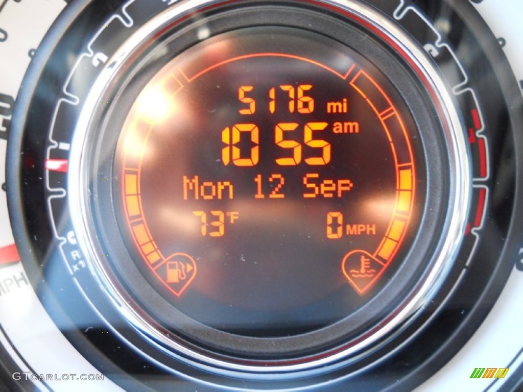 2012 Fiat 500 Pop Gauges Photo #54150030