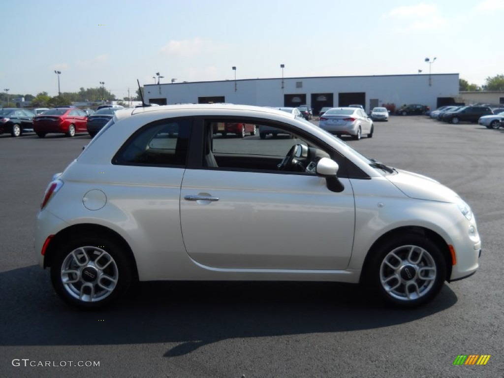 Bianco Perla (Pearl White) 2012 Fiat 500 Pop Exterior Photo #54150153