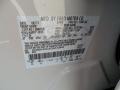 WS: White Suede 2012 Ford Edge SE Color Code
