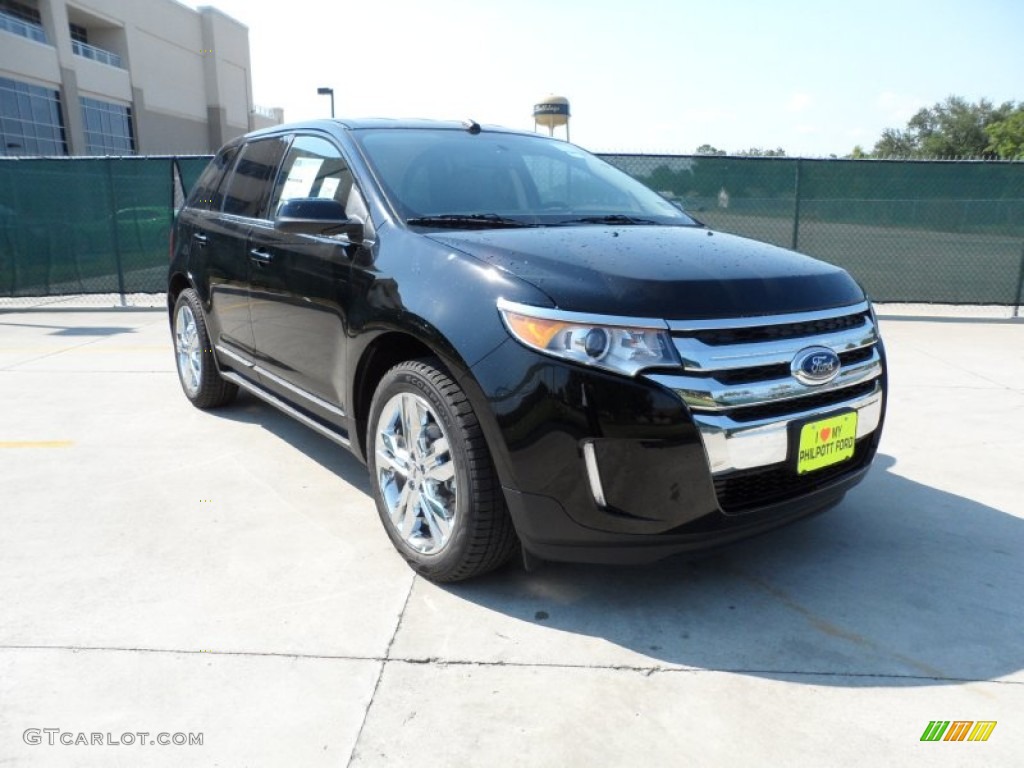 2012 Edge Limited EcoBoost - Black / Charcoal Black photo #1