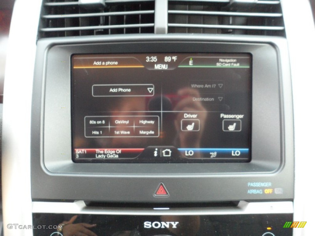 2012 Ford Edge Limited EcoBoost Controls Photo #54151050