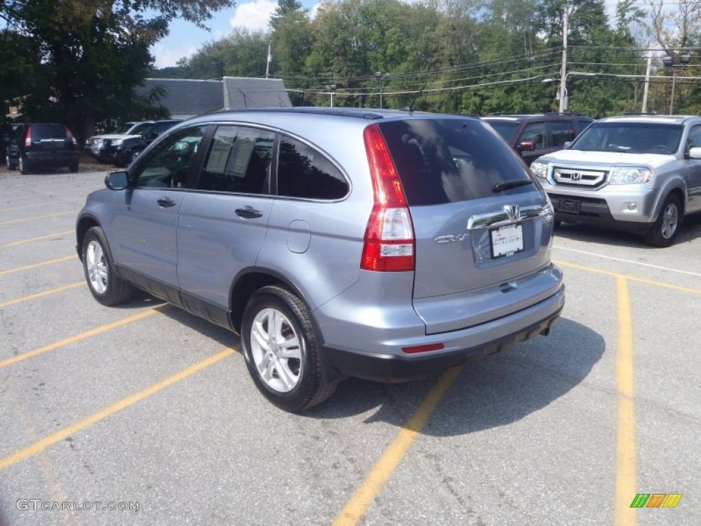 2010 CR-V EX AWD - Glacier Blue Metallic / Gray photo #2