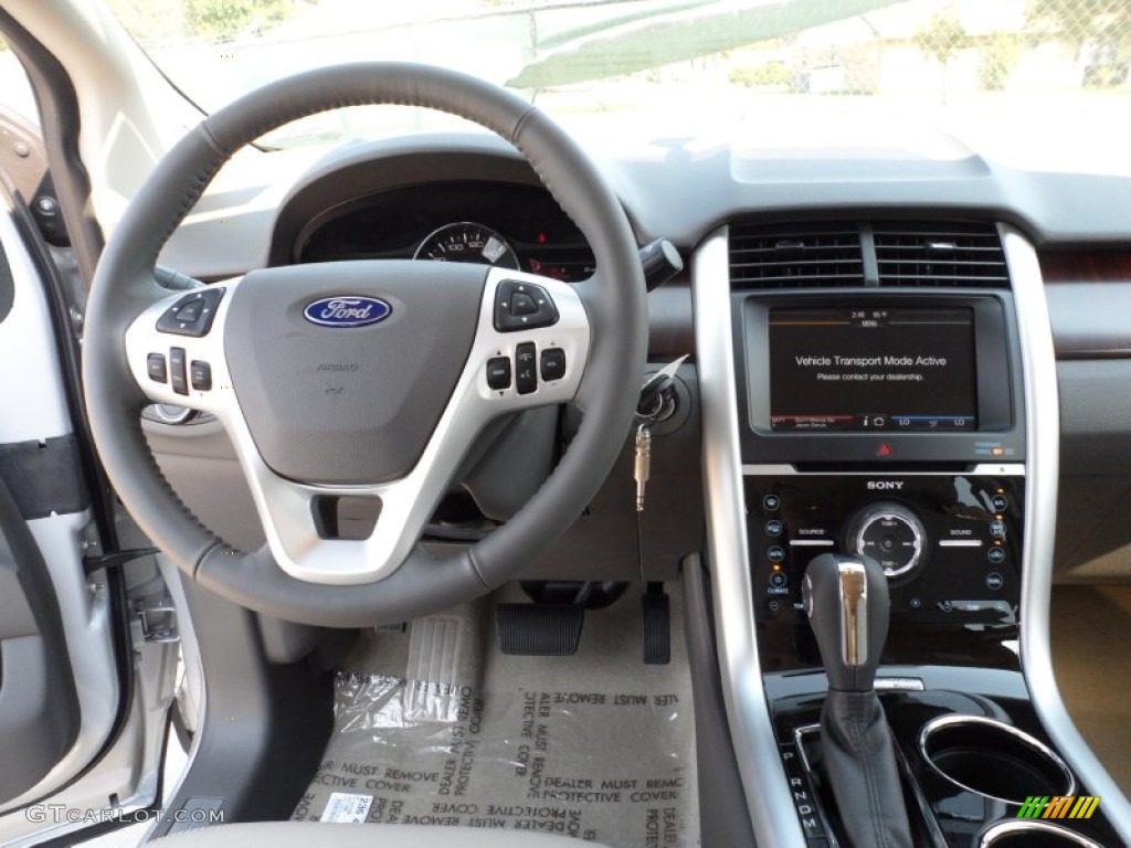 2012 Ford Edge Limited Medium Light Stone Dashboard Photo #54151329
