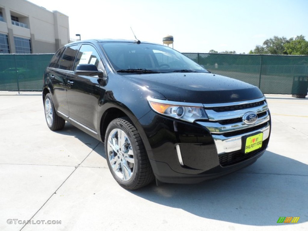 2012 Edge Limited - Black / Charcoal Black photo #1
