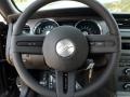 Charcoal Black 2012 Ford Mustang GT Coupe Steering Wheel