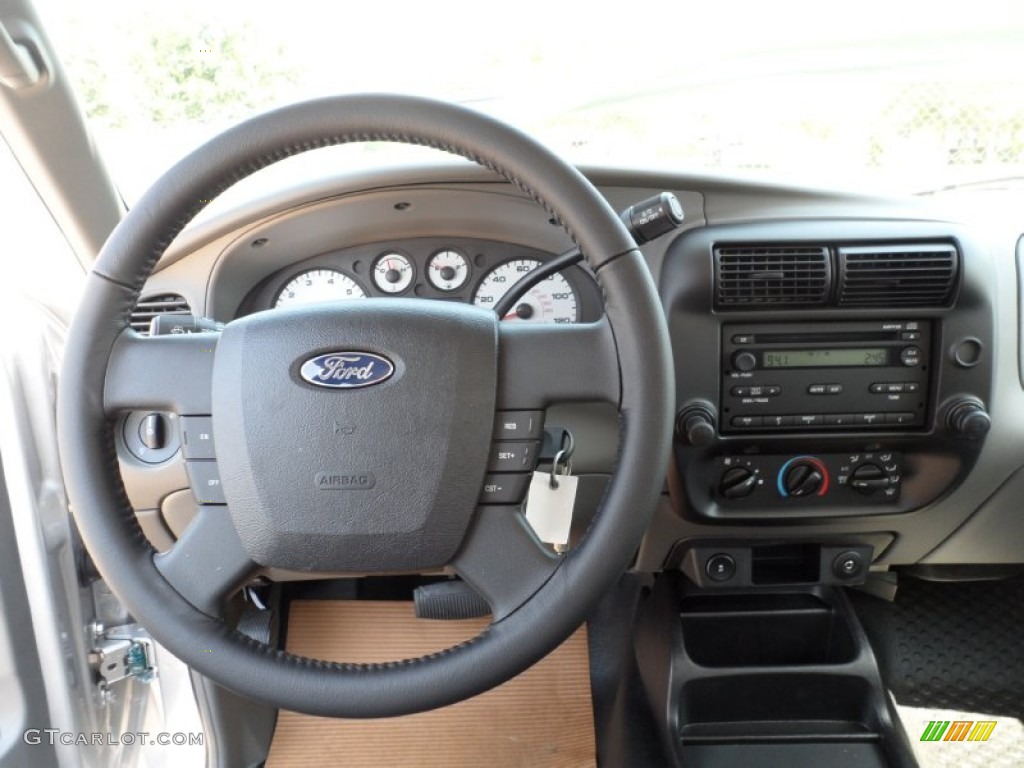 2011 Ford Ranger Sport SuperCab Medium Dark Flint Dashboard Photo #54153567