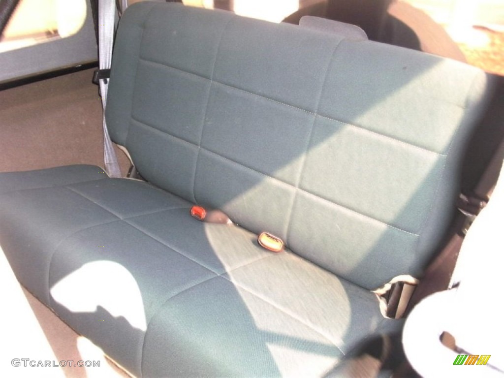 2002 Wrangler Sahara 4x4 - Black / Camel Beige/Dark Green photo #13