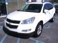 2009 Summit White Chevrolet Traverse LT  photo #2