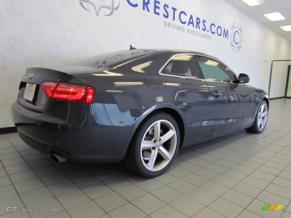 2009 A5 3.2 quattro Coupe - Meteor Grey Pearl / Pale Grey photo #3