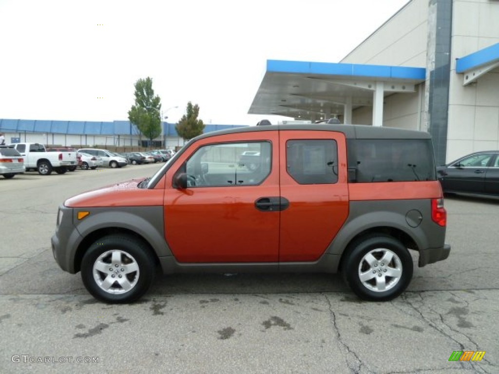 2003 Honda element sunset orange pearl