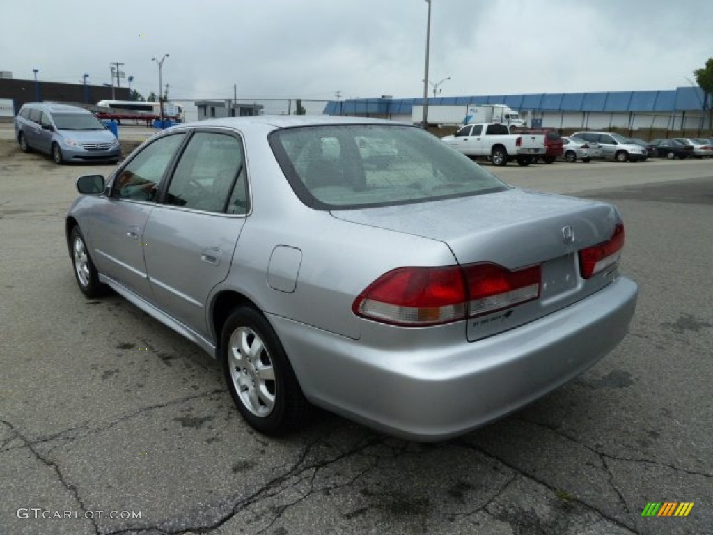 2002 Accord EX-L Sedan - Satin Silver Metallic / Quartz Gray photo #3