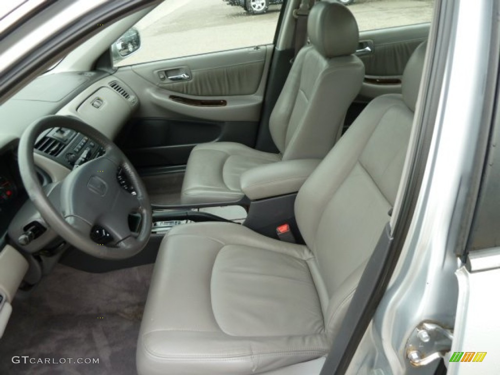 Quartz Gray Interior 2002 Honda Accord EX-L Sedan Photo #54155961