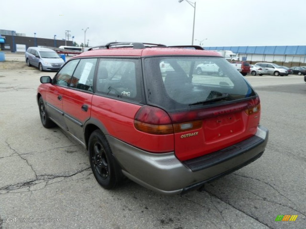1999 Legacy Outback Wagon - Rio Red / Gray photo #3