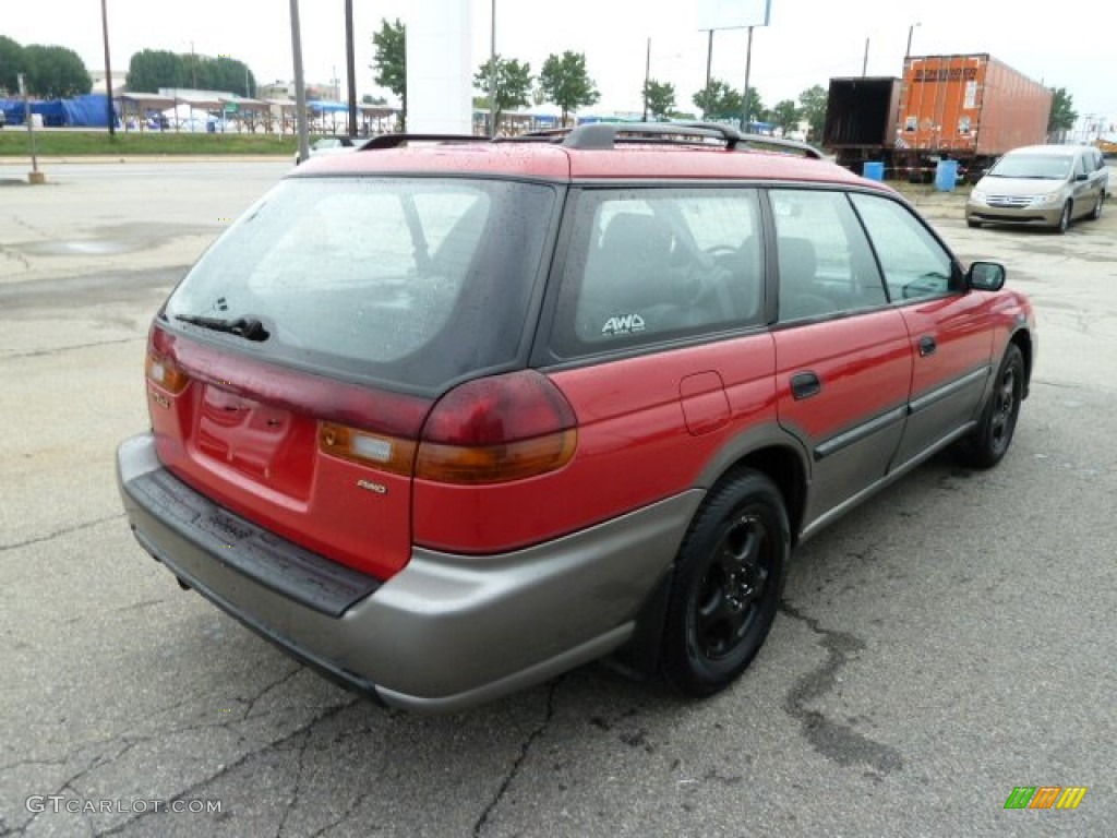 1999 Legacy Outback Wagon - Rio Red / Gray photo #5
