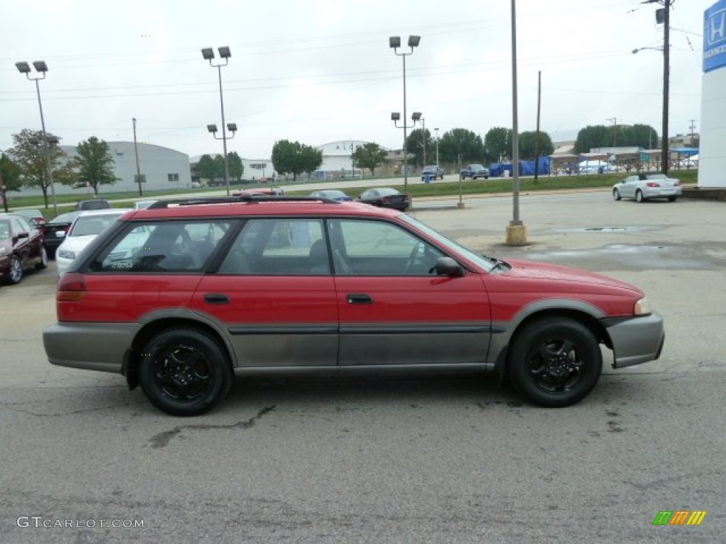 1999 Legacy Outback Wagon - Rio Red / Gray photo #6