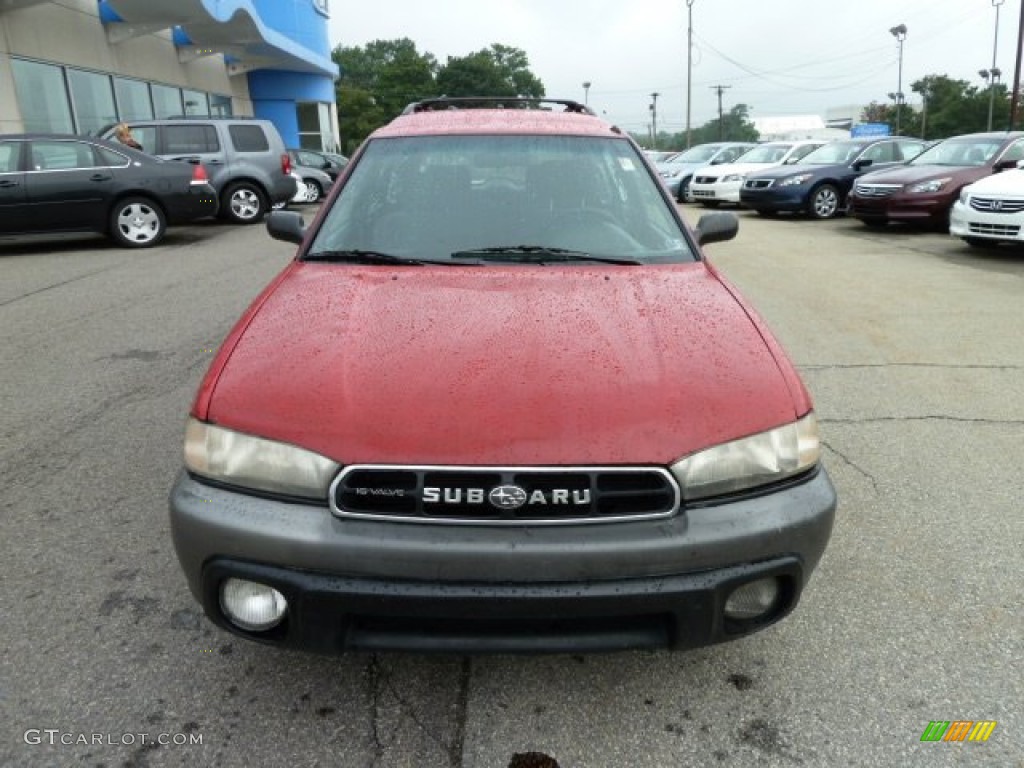 1999 Legacy Outback Wagon - Rio Red / Gray photo #8