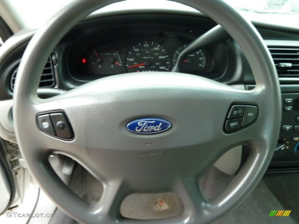 2000 Ford Taurus SES Medium Graphite Steering Wheel Photo #54156393
