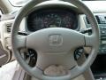 Ivory 2001 Honda Accord EX Sedan Steering Wheel