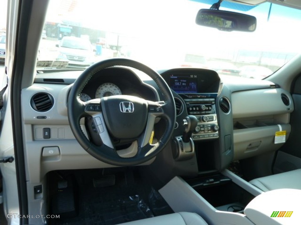 2012 Honda Pilot EX-L 4WD Gray Dashboard Photo #54156870